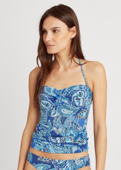 Ralph Lauren Paisley Twist Tubini Camisole Dame Danmark (VEWCI9681)